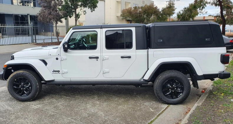 3XM TITAN STAINLESS STEEL CANOPY TO SUIT JEEP GLADIATOR DUAL CAB 2020 ...