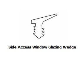 Lift Up Window Seal, P156 Glazing Wedge (per metre)