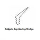 Tailgate Seal, P299 Top Glazing Wedge (per metre)