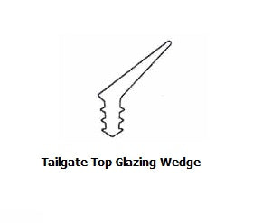 Tailgate Seal, P299 Top Glazing Wedge (per metre)