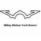 Front Sliding Window Seal, P303 Track Runner (per metre)